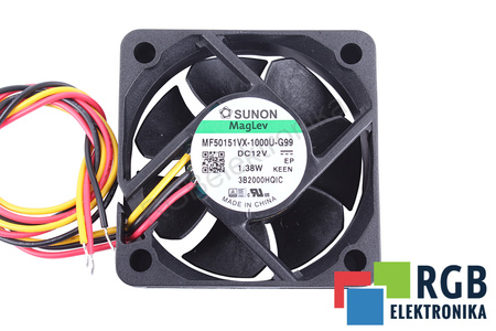 MF50151VX-G99-A SUNON MF50151VX-1000U-G99 50X50X15MM, 12V VENTILADOR