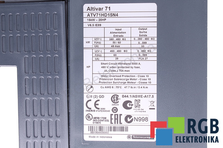 ATV71HD15N4 SCHNEIDER ELECTRIC ALTIVAR 71