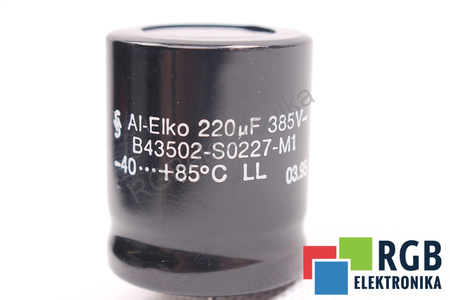 CONDENSADOR B43502-S0227-M1 SIEMENS 220UF, 385VDC