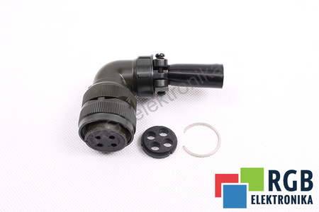 A06B-6079-K815#E RP EUMAX PARA AIS, AIF FANUC 4 PIN ENCHUFE HEMBRA ACODADO