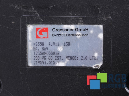 KS35H GRAESSNER 1235AH000016 ENGRANAJE