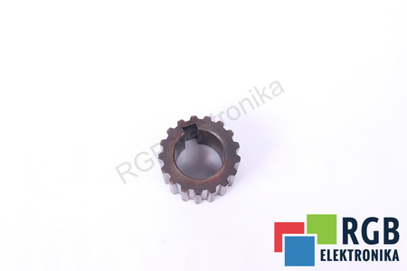 POLEA DENTADA 28X25MM CORREA 28MM EJE 17MM CHAVETERO 5X2MM Z=17