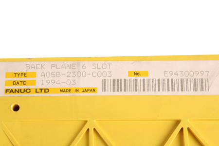 A05B-2300-C003 FANUC BACK PLANE 6 SLOT REJILLA