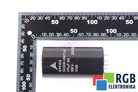 CONDENSADOR B43306-U6477-M2 EPCOS 25/070/56 470UF, 500VDC