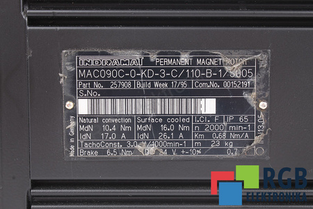 MAC090C-0-KD-3-C/110-B-1/S005 INDRAMAT