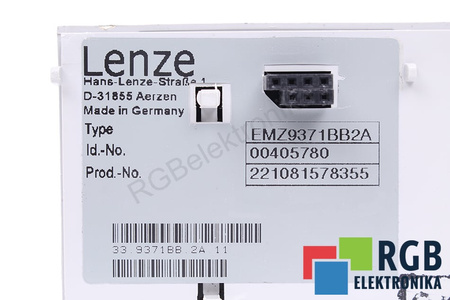 EMZ9371BB2A LENZE ID.NO.00405780
