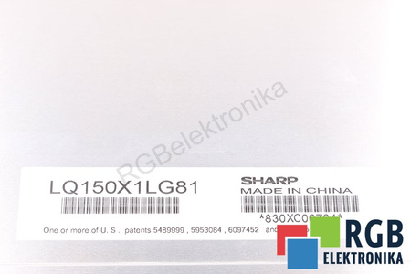 LQ150X1LG81 SHARP MATRIZ LCD