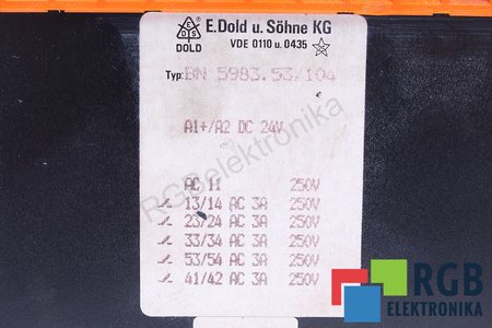BN5983.53/104 DOLD RELEVO DE SEGURIDAD
