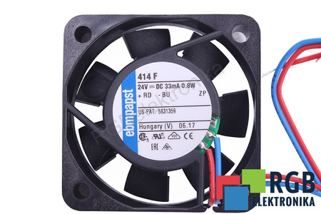 414F EBM PAPST 40X40X10MM VENTILADOR