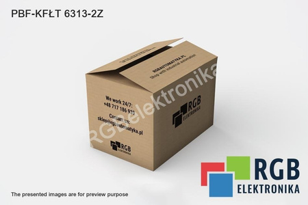 6313-2Z PBF-KFŁT 10000RPM, 5300RPM, 65MM, 140MM, 33MM, 97.5KN, 60KN RODAMIENTO