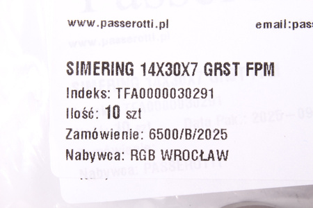 14X30X7 GRST FPM EMPAQUE