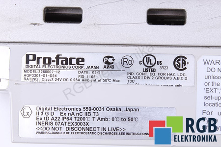 AGP3301-S1-D24 PRO FACE 3280007-12