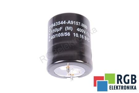 CONDENSADOR B43544-A9157-M80 EPCOS 150UF, 400V