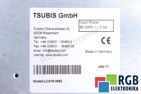 15-0052 SUSTITUTO DE PM36/C1R CP526/527/528 COROS SIEMENS MONITOR LCD