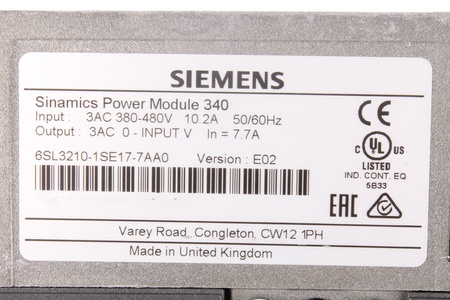 6SL3210-1SE17-7AA0 SIEMENS