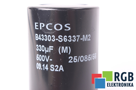 CONDENSADOR B43303-S6337-M2 EPCOS 25/085/56 330UF, 500VDC