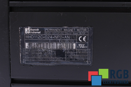 MHD112C-024-NP0-AN REXROTH INDRAMAT R911285062