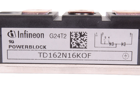 TD162N16KOF INFINEON 162A, 1200V MÓDULO DE TIRISTOR