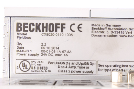 CX9020-0110-1005 BECKHOFF