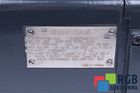 1HU3056-0AC01-Z Z:G45 SIEMENS 1HU3