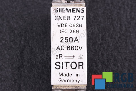 FUSIBLE 3NE8727 SIEMENS SITOR 250A, 660VAC