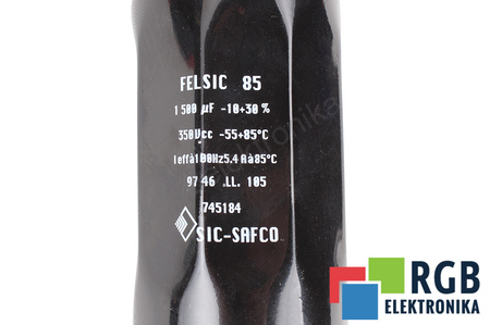 CONDENSADOR FELSIC85 SIC-SAFCO 1500UF, 350V