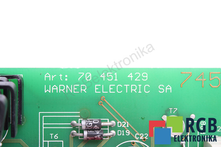 70451429 WARNER ELECTRIC AVERIADO - PARA PIEZAS