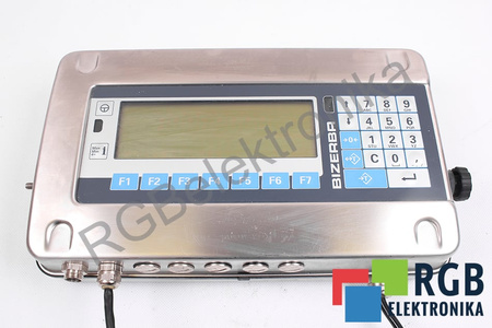 D00-09-004 BIZERBA WAGA I TERMINAL WAGOWY AVERIADO - PARA PIEZAS