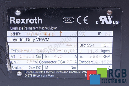 SF-A3.0068.030-10.050 BOSCH REXROTH ROTOR