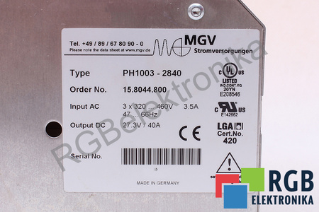 PH1003-2840 MGV 15.8044.800