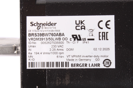 BRS39BW760ABA BERGER LAHR VRDM3913/50LWBOO
