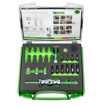 JUEGO DE EXTRACTORES PARA CHAVETAS Y PASADORES DE POSICIONAMIENTO 223-K KUKKO M 3 / -4 / -5 / -6 / -8 / -10 / -12 / -14 / M 16 / M 18