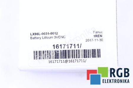 LX98L-0031-0012 FANUC CR8-LHC A98L-0031-0012 CR17450SE-R 3VCNC A02B-0200-K102 BATERÍA