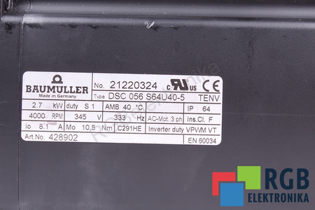 DSC056S64U40-5 BAUMÜLLER 2.7KW