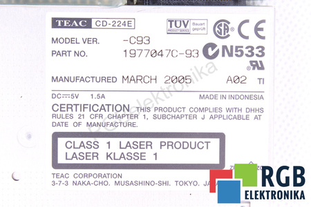 CD-224E-C93 TEAC CD-ROM