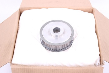 POLEA DENTADA 116X113 CORREA 33MM EJE 25MM CHAVETERO 8X3MM Z=44