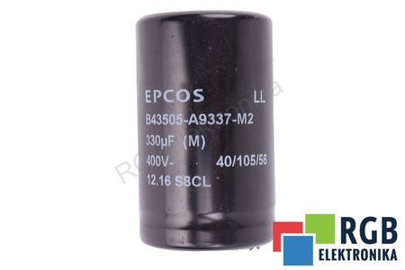 CONDENSADOR B43505-A9337-M2 EPCOS 330UF, 400V