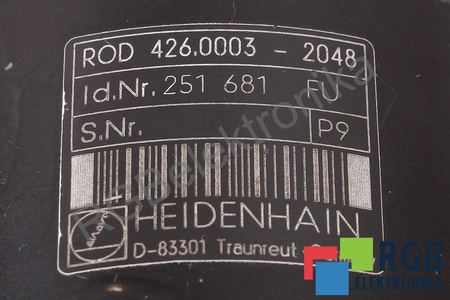 ROD426.0003-2048 HEIDENHAIN ID.NR251681-FU CODIFICADOR