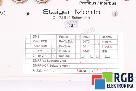 DMFP-V STAIGER MOHILO PANEL DE CONECTORES