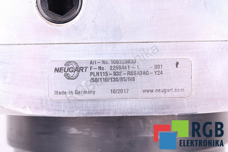PLN115-032-RSSA3AG-Y24/50/110/130/B5/M8 NEUGART I=32 ENGRANAJE