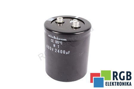 CONDENSADOR 400V 2400UF NICHICON 2400UF, 400V
