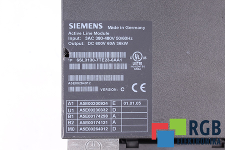 6SL3130-7TE23-6AA1 SIEMENS CAJA