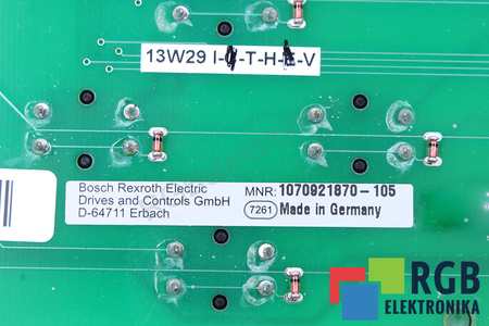 1070921870-105 BOSCH REXROTH TECLADO