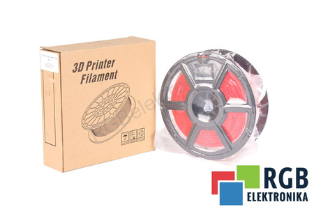 1,75MM HS PLA FILAMENT 0.5KG RED FLASHFORGE TAMAÑO EXTERIOR DEL CARRETE 180MM, TAMAÑO INTERIOR DEL CARRETE 50MM, ANCHURA DEL CARRETE 45MM