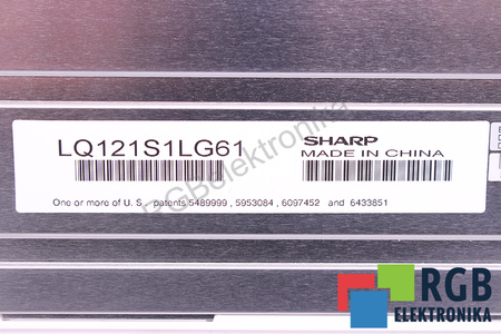 LQ121S1LG61 SHARP 12.1" MATRIZ LCD