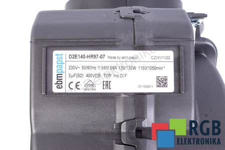 D2E140HR9707 EBM PAPST D2E140-HR97-07 VENTILADOR