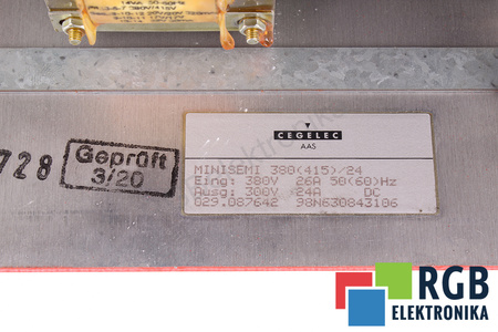 029.087642 CEGELEC MINISEMI 380