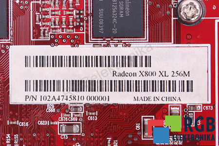 X800XL ATI RADEON PARA VIVID 7
