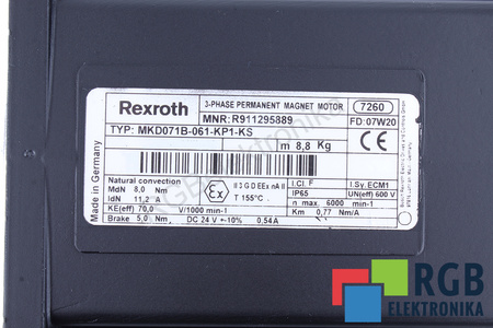 MKD071B-061-KP1-KS REXROTH ESTATOR