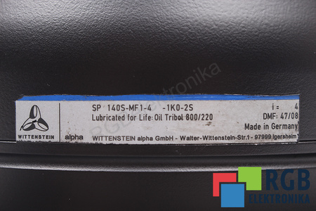 SP140S-MF1-4-1K0-25 WITTENSTEIN MOTION CONTROL I=4 ENGRANAJE